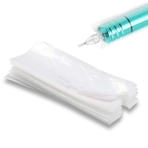 Narkysus 200pcs Tattoo Pen Covers Disposable Cartridge Tattoo Pen Type Machine Covers White Tattoo Pen Bags Tattoo Pen Machine Covers Sleeves Tattoo Kit Tattoo Supplies