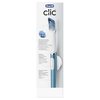 Oral-B Clic Toothbrush, Alaska Blue, with 2 Replaceable Heads and Magnetic Toothbrush Holder