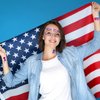 HOWAF 4th of July Glow UV Neon Temporary Tattoos 10 Sheets Independence Day Face Tattoo for USA Patriotic Party Supplies, American Flag Tattoos Stickers Face Art Decoration Red White Blue Tattoos