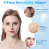 Face Lift Sticker with Fixed Rope, Face Lift Tapes Wrinkle Lifting Patches Neck Eye Tape for V-Line Face(4pcs Black Elastic Bands 10pcs Replacement Tapes)