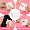 Lint Free Nail Wipes, 1000PCS Nail Supplies Nail Polish Remover Wipes, Super Absorbent Soft Nail Wipes for Fingernail Polish Remover and Eyelash Extension Wipes for Nail Art