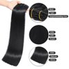 SILIERFUN Clip in Hair Extensions Real Human Hair,22 inch 120g 8pcs Hair Extensions Clip ins Straight Human Hair Extensions Clip ins Double Weft Natural Black Human Hair (22 inch)