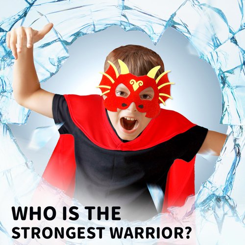 iROLEWIN Dinosaur-Capes-Costume for Kids Dragon Masks Dino-Party-Favors 6 Pack Toddlers Boys Dress-up Costumes Role Play Gift