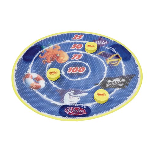 Wahu Sink 'N' Score Underwater Dart Pool Game for Kids Ages 5+, Swimming Pool Diving Toy Set with Target, Darts, and Carry Bag, Multicolor