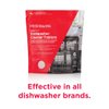 Frigidaire ReadyClean Probiotic Dishwasher Cleaner 6 Tablets, White, 6 Count