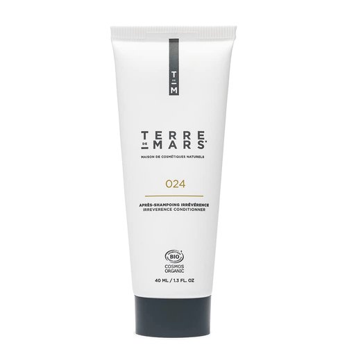 TERRE DE MARS Irreverence Conditioner, Cosmos Organic Certified, Infused with Coffee extract, Shea Butter & Aloe vera, Moisturizing and Soothing for Hairs, Vegan and Cruelty Free (1.3 Fl Oz)