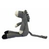 Ice King Bear Zebra Stuffed Animal Soft Plush Toy 10 Inches (Hand Knitted)
