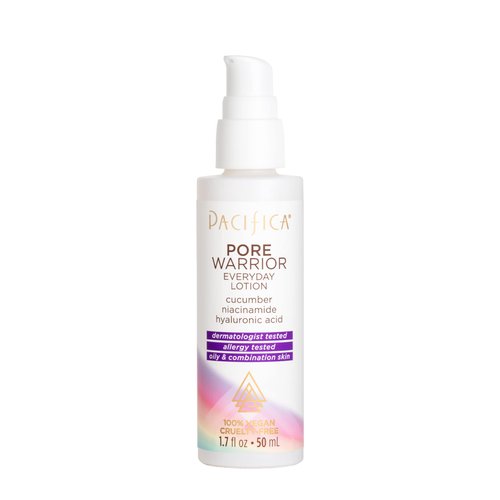 Pacifica Face Moisturizer - Acne Treatment for Face - Pore Warrior Daily Acne Serum - w/Hyaluronic Acid & Niacinamide - Protects Pores, Reduces Dirt & Oil Vegan & Cruelty-Free Dermatologist Tested