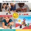 The Off Bits Motorbike Stem Building Toys, RiderBit Educational Build Your Own Robot Toy for Kids 8+ Year Old Boys and Girls, Stem Toys Engineering Kit, Vehicle Construction Toys Steam Gift