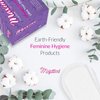 Maxim Organic Cotton Pantiliners Sanitary Pads - 3 Packs, Thong-Lite Style, Biodegradable, Ultra-Comfort, Hypoallergenic, Eco-Friendly, Dual-Use, Secure Fit, 105 Count