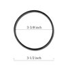 Kujunpao 3.5" O.D Water Filter O-Ring Replaces Reverse Osmosis Water Filter Housings Set of 3