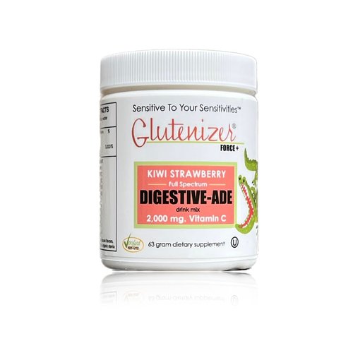 Sufficient C - Glutenizer Force Plus Kiwi-Strawberry Digestive-Ade drink mix - premium, full spec...
