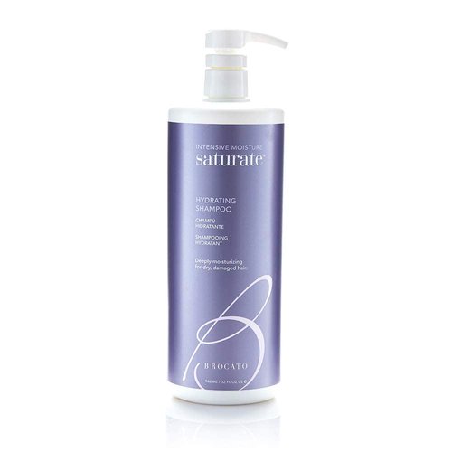 Brocato Saturate Daily Hair Shampoo: Intensive Moisture Hydrating Shampoo for Dry, Damaged Hair - Moisturizing Formula Safe for Color Treated Hair - Contains No Sulfate or Parabens - 32 Oz