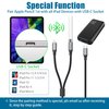 AGVEE 5ft USB-C Male to Lightning Female Charging Adapter Cable for Apple Pencil 1st Generation, 2 in 1 Charger Cord Enables Apple Pencil Pen 1st Gen Match iPad 10, Dark Gray