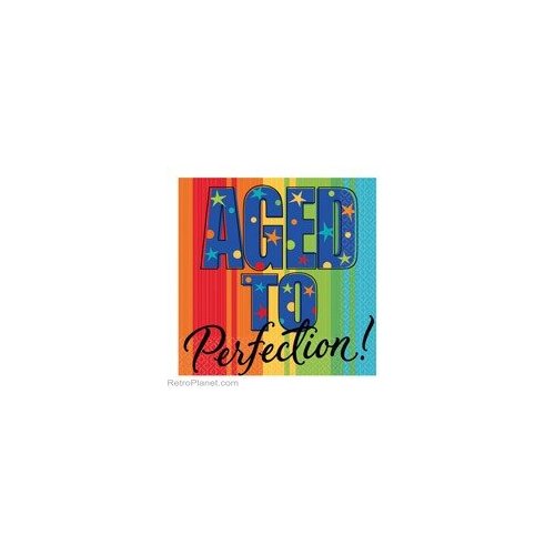 Aged to Perfection Beverage Napkins Age 30