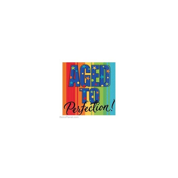 Aged to Perfection Beverage Napkins Age 30