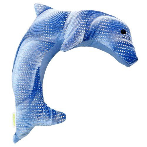 manimo Weighted Dolphin Stuffed Animal for Kids & Adults - Dolphin Pillow Sensory Lap Pad - Stress Relief Neck Pillow Pet Toy for Shoulder & Legs - Perfect for Home, Schools, Kindergardens, Daycares