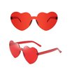 BleSky Heart Headband Valentines Day with Red Heart Shape Sunglasses Hair Accessories for Valentine Wedding Anniversary Party Favors