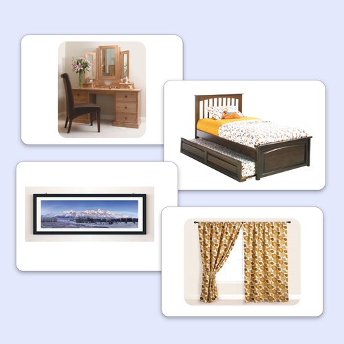 hungry brain Flash Cards for Toddlers, 24 Things in My Home Flashcards, Double-Sided, Montessori, Educational, Kindergarten - Preschool Learning Activities, Gifts for Kids, 1, 2, 3, 4 Years Babies