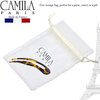 Camila Paris CP2469 French Twist Stick Clip Pins, Handmade, Tokyo, Girls Hair Pin U-Shaped Hair Fork for Girls Spiral Updo Chignon Bun Holder, Fashion Styling Hair Accessories for Women Made in France