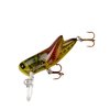 Rebel Lures Crickhopper Cricket / Grasshopper Crankbait Fishing Lure, 1 1/2 Inch, 1/4 Ounce, Summer Hopper, Crickhopper (3/32 oz)