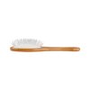 Bass Brushes | Ultra-Flex | Style & Detangle Pet Brush | Ultra-Flex Nylon Bristle | Pure Bamboo Handle | Full Oval | Dark Finish | Model A24-DB