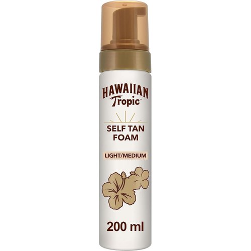 Hawaiian Tropic Self Tanning Foam Light/Medium 200ml
