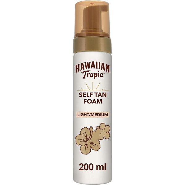 Hawaiian Tropic Self Tanning Foam Light/Medium 200ml