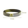 BRANDWINLITE Silicone Rubber Wristbands Bracelets With Red line American Flag Blue,Blue Line American Power Eagle Black and White Line Army Green for American Patriots, Army and Sport Fans