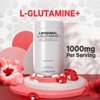 Codeage Liposomal L-Glutamine Capsule Supplement - 1,000 mg L-Glutamine per Serving - 3-Month Supply - Liposomal Delivery, Vegan Glutamine Pills, Non-GMO, Gluten-Free Amino Acid - 180 Capsules