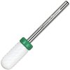 Pana Professional USA Ceramic White Round Top Small Barrel Bit Nail Drill (Grit: Coarse) 3/32" Shank Size