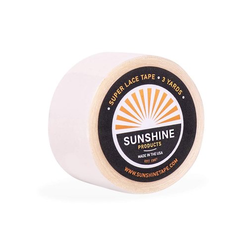 Maximum Wear Hair System Tape Roll - Super Lace Wig Tape - Long Lasting Aggressive Hold Lace Hair Replacement - 4+ Week Hold - 1" x 3 yds