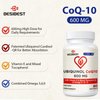 Ubiquinol CoQ10-600mg-Softgel, Active Coq10 Ubiquinol Supplement with Vitamin E & Omega 3, 6, 9, High Absorption-Coenzyme-Q10, Powerful Antioxidant for Energy Production, Tested, 120 Count