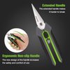WORKPRO 2 Packs Pruning Shears, 6.5” Gardening Scissors Snips Clippers with Precision Blades, Hand Pruner Set with Sheaths