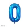 Balloons, 11 pcs Foil Balloons 10 Year Old for 10st Birthday Party Supplies Decoration， Confetti Balloon Kids Party Balloons Birthday Party Supplies 10 Years Old Birthday Balloon for Kids (10th, Blue)