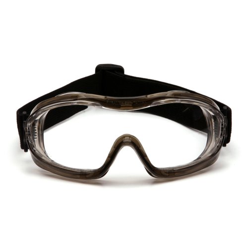 Pyramex Safety Products Low Profile Chemical Splash Goggles, Clear Anti-Fog Lens