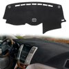 HanLanKa Dashboard Cover Dash Cover Mat Pad Compatible with 2004-2006 Lexus RX330,2007-2009 RX350, 2006-2008 RX400h in Black with Center Speaker Holes