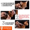 Natural Flea & Tick Collar for Cats - 12 Months Control of Best Prevention & Safe Treatment - Anti Fleas and Ticks Essential Oil Repellent (1 Count)