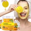 Turmeric Cleansing Pads for Face, Turmeric Exfoliating Face Scrub Pads with Vitamin C, Turmeric Pads Help Balance Skin Oil And Water, Turmeric Face Scrub Pads Suitable for All Skin Types 50 Pcs (M)
