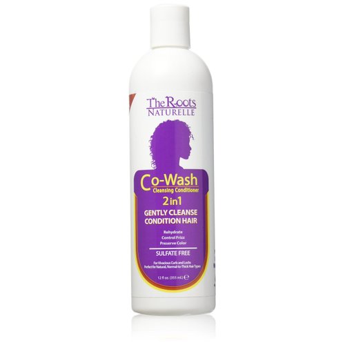 The Roots Naturelle Co-Wash Cleansing Conditioner. Makes Hair Soft, Shiny, Frizz Free and More Manageable. Natural Hair Products for Normal to Thick Hair. Contains Natural Shea Butter and Olive Oil