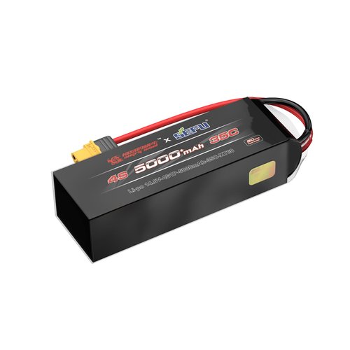 MJX B4S50P Angry Snail RC Battery 4S 14.8V 5000 mAh 70C LiPo Battery XT60, Max 25A Charging, Spare Parts RC Battery for 1/10 1/8 RC Car 10208