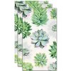 Gift Boutique 100 Cactus Paper Guest Towels for Bathroom Disposable Hand Towel Succulent Napkin for Decoupage Buffet Holiday Spring Mint Green Plants Decorations for Baby Shower Party Dinner