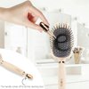 Roucerlin Rabbit Shape Hair Brush with Comb Cleaner for Fine Thick Curly Hair, Air Cushion Hair Comb, Hairbrush for Women Men, Hair Detangler Brush for Detangling Smoothing Massage