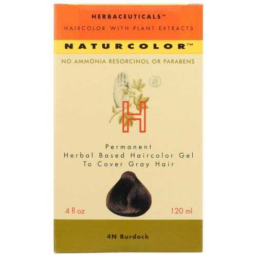 naturcolor Haircolor Hair Dye - Burdock, 4 Fl Oz (4N)