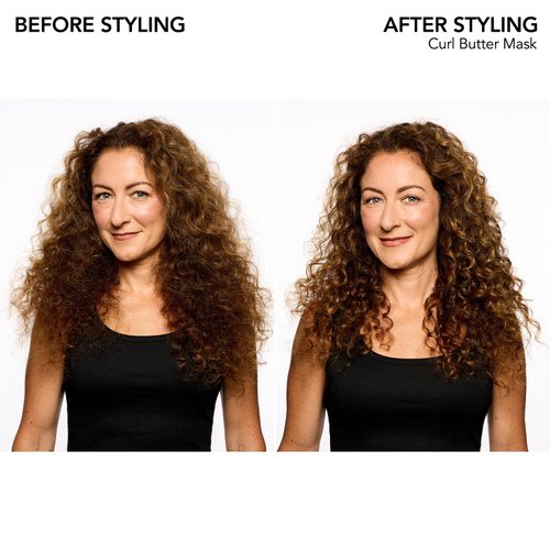 Bumble and bumble Curl Butter Hair Mask | For a Deep Moisture Treatment | Anti Frizz + Color Safe | Coily, Curly, Wavy | With Jojaba Oil, Avocado Oil + Coconut Oil | Standard Size, 6.7 Fl Oz