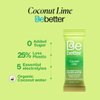 Bebetter Organic Electrolytes Powder Packets | Daily Electrolyte Drink Mix | Organic Coconut Water | No Artificial Flavors | Sugar Free Hydration Packets | Non-GMO | 22 Sticks Pack (Coconut and Lime)
