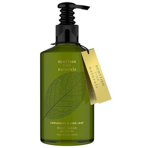 Scottish Fine Naturals Coriander & Lime Leaf Body Wash 300ml, 10.5 Fl Oz (Pack of 1)