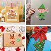 Joy Bang Christmas Stickers for Kids, 30 Sheets Make Santa Snowman Face Stickers Christmas Party Favors Supplies Christmas Crafts for Kids Christmas Activities Games Stocking Stuffers for Kids