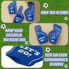 100 Pieces Mini Foam Finger #1 Sports Fan Foam Finger Sport Party Favors Basketball Baseball Football Soccer Team Cheerleader Gifts for Sporting Events Birthday Party Supplies(Navy Blue)