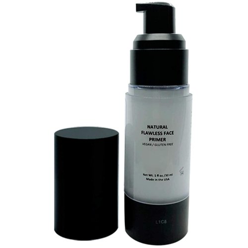 Mom's Secret Natural Flawless Face Makeup Primer, Organic, Vegan, Gluten Free, Non GMO, For All Skin Types, Paraben Free, Cruelty Free, Made in the USA, 1oz